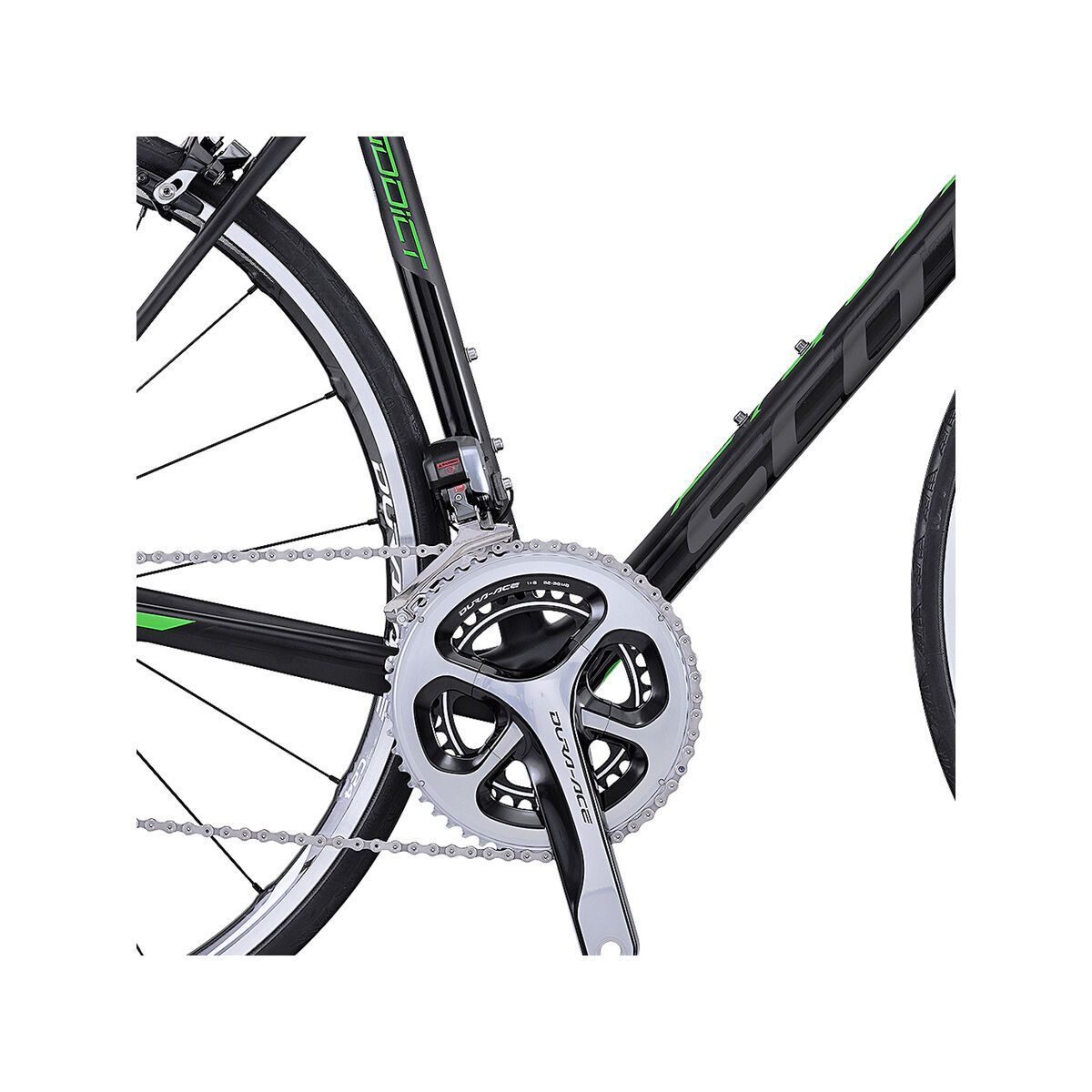 Scott Addict Team Issue, black/green - Bild 4