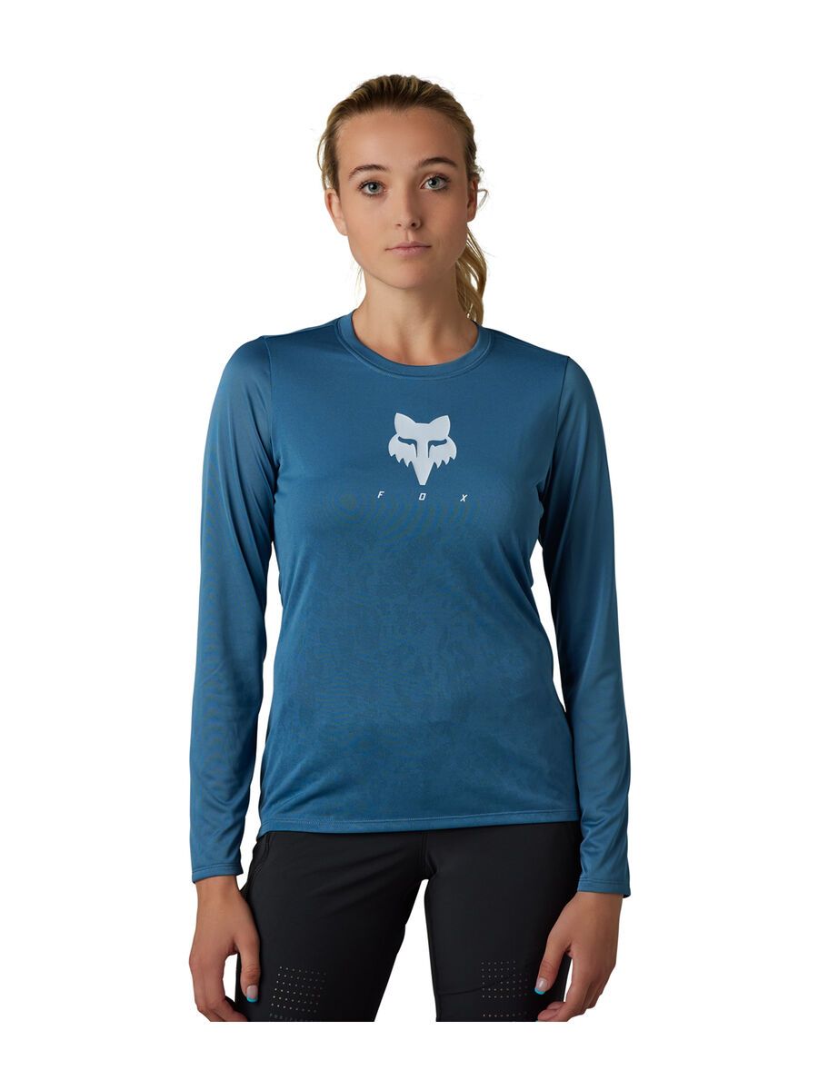 Fox Womens Ranger Tru Dri LS Jersey, dark slate - Bild 2