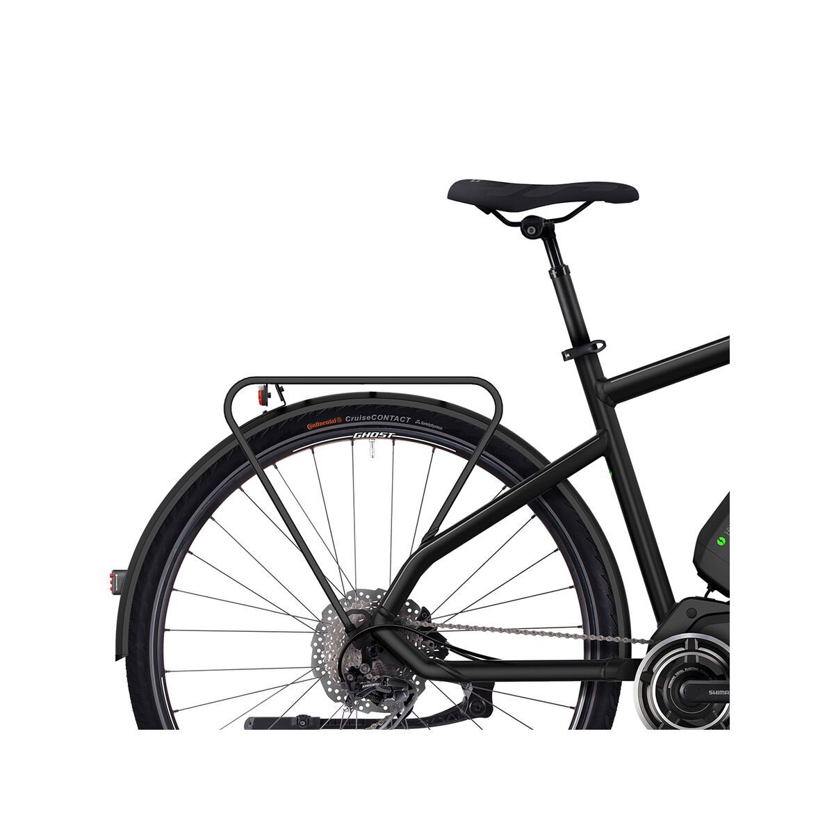 Ghost Hybride Square Trekking 4, night black/urban grey/neon green - Bild 5