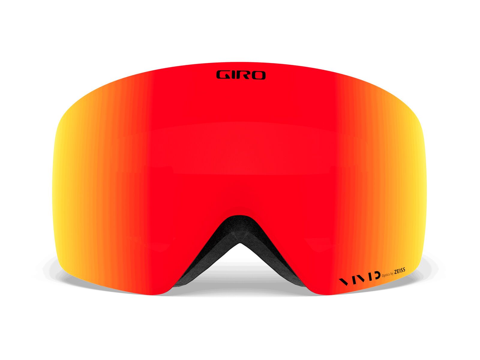 Giro Contour inkl. WS, black wordmark/Lens: vivid ember/vivid infrared - Bild 3