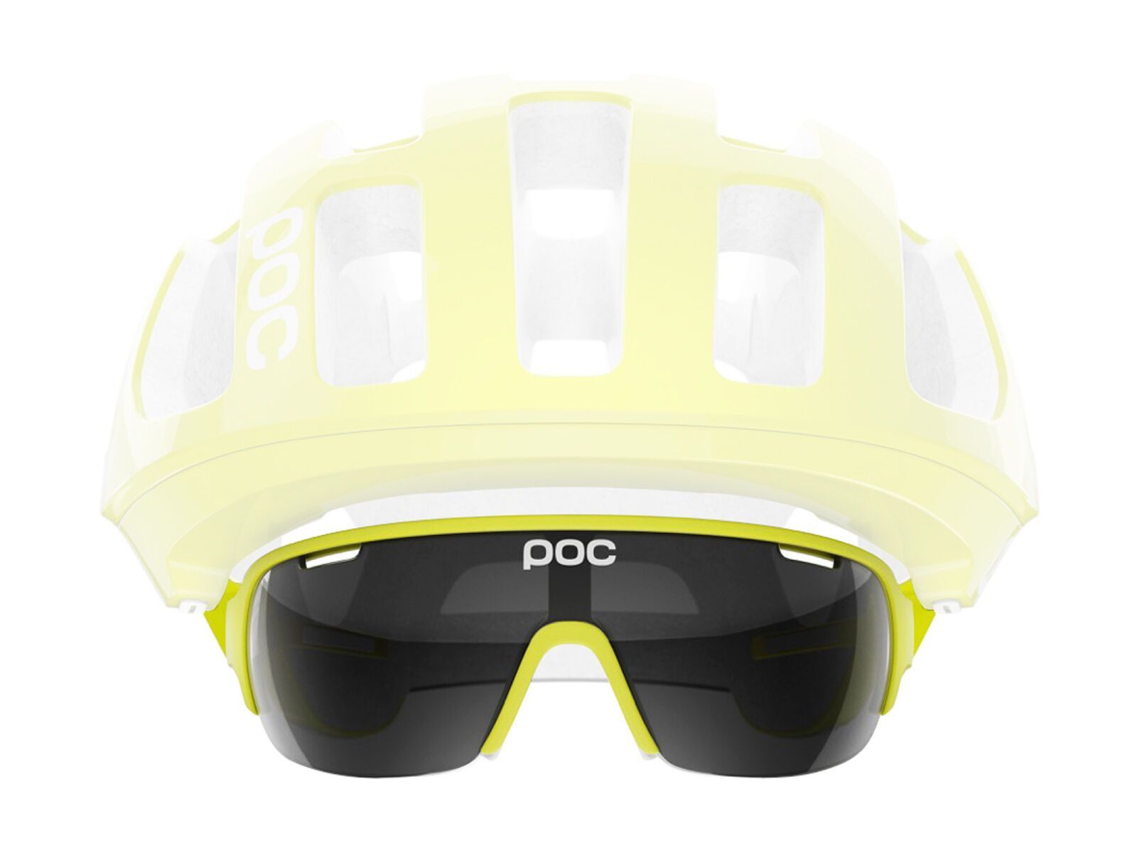 POC DO Half Blade Team Cannondale inkl. Wechselscheibe, unobtanium yellow/Lens: black - Bild 3