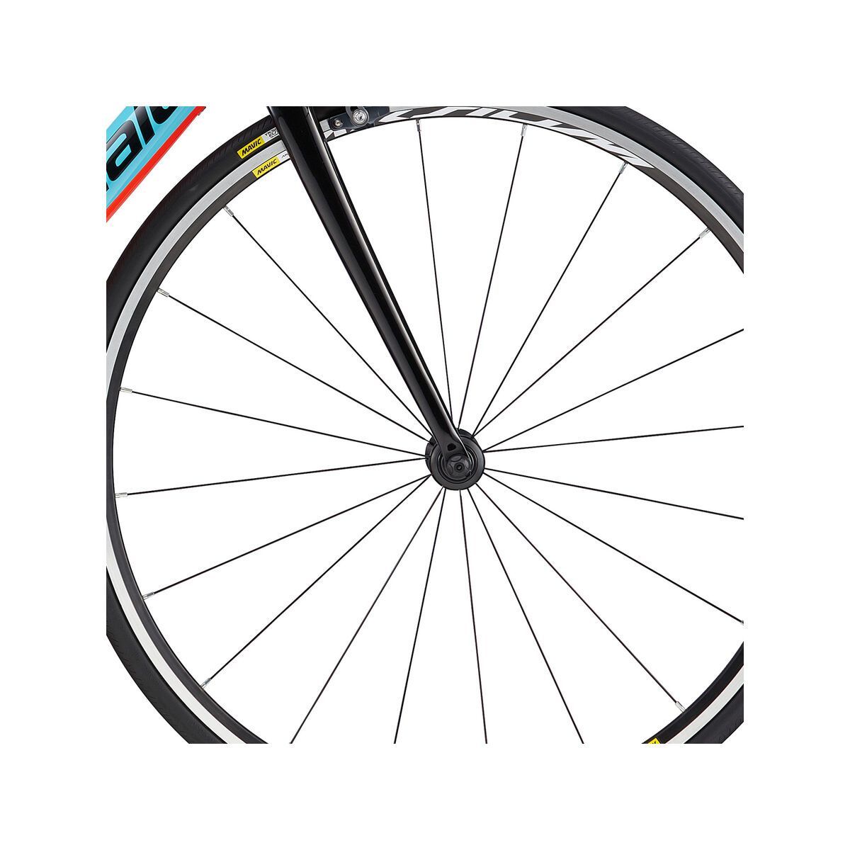 Cannondale SuperSix Evo Women's Ultegra Di2, surf blue w/ jet black and acid red, gloss - SRF - Bild 2