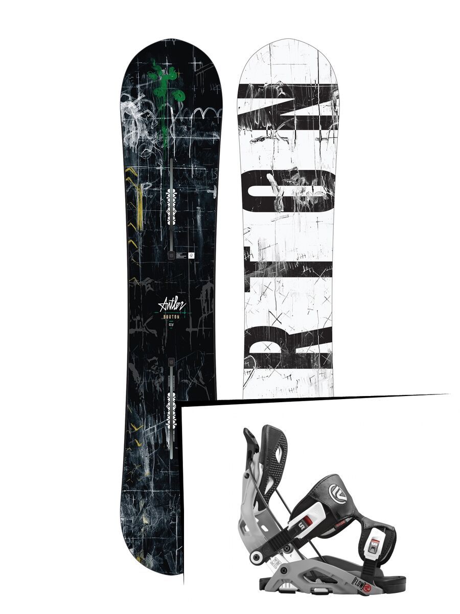 Set: Burton Antler 2017 + Flow Fuse (1513142S) - Bild 1