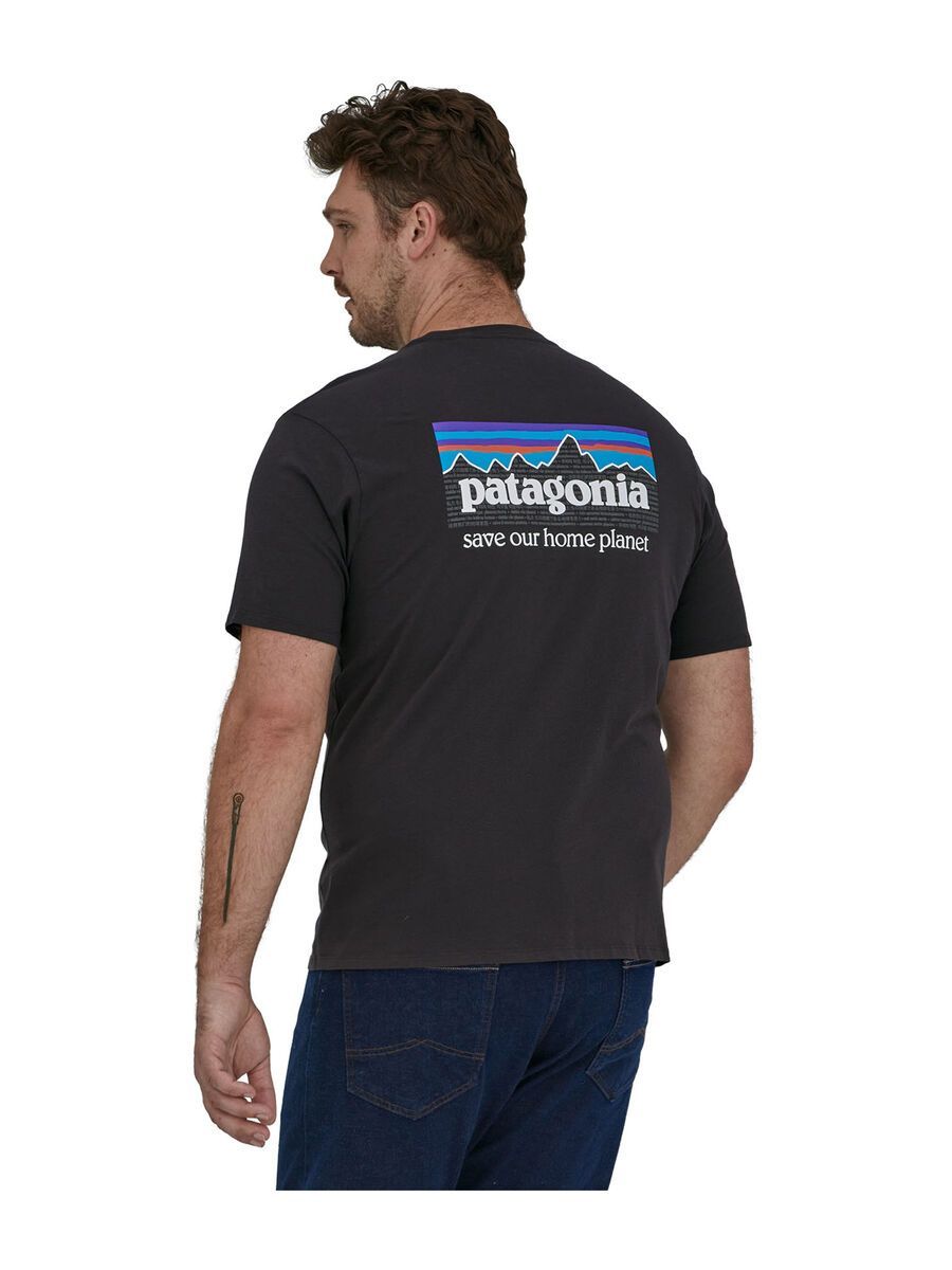 Patagonia Men's P-6 Mission Organic T-Shirt, ink black - Bild 6