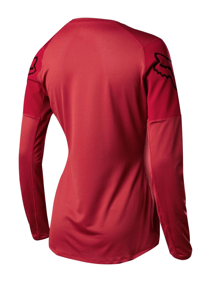 Fox Womens Flexair LS Jersey, cardinal - Bild 2