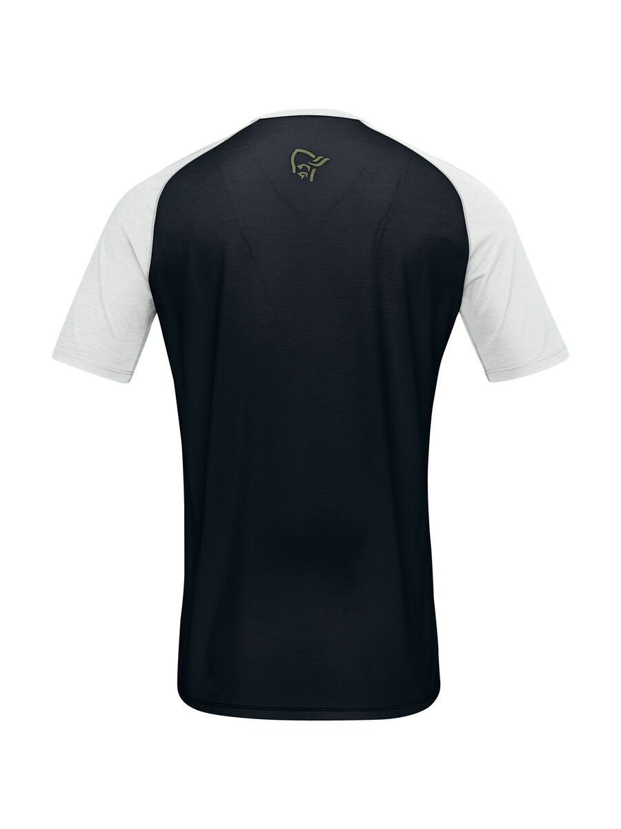 Norrona fjørå wool T-Shirt M's, olive drab/caviar - Bild 2