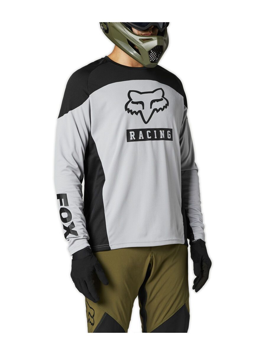Fox Defend LS Jersey, steel grey - Bild 1