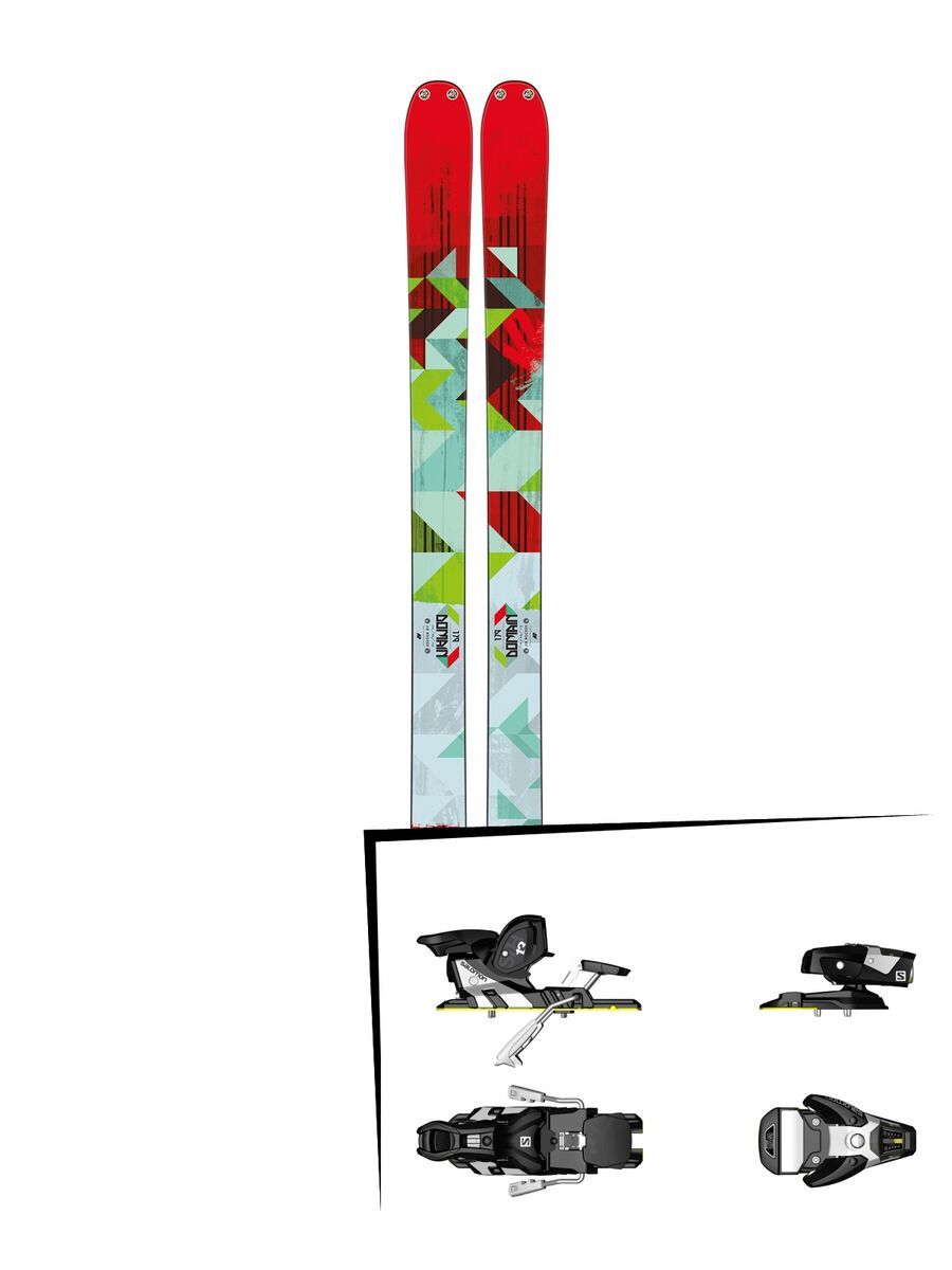 K2 SKI Set: Domain 2016 + Salomon STH2 WTR 13 - Bild 1