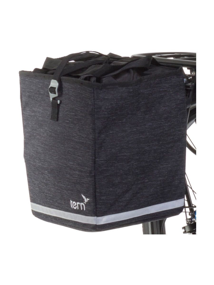 Tern Big Mouth Pannier, tweed black - Bild 1