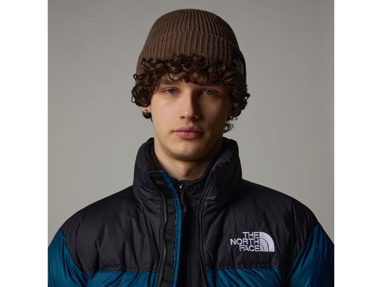 The North Face Salty Lined Beanie, smokey brown - Bild 4