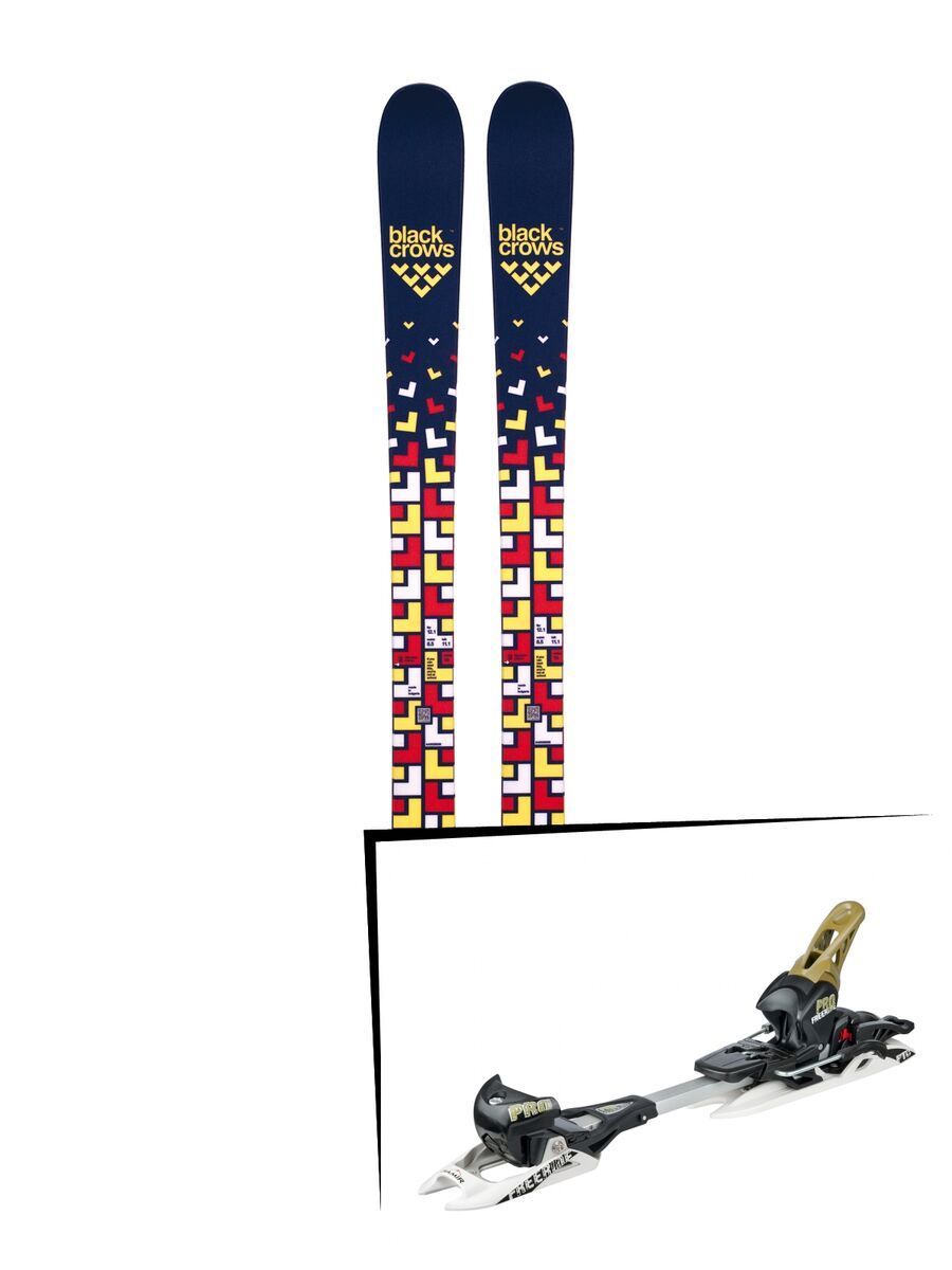 Set: Black Crows Junius 2018 + Fritschi Diamir Freeride Pro schwarz/oliv - Bild 1