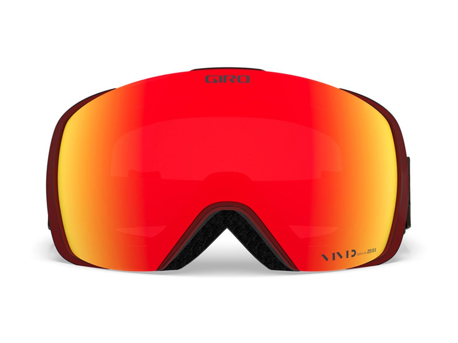Giro Contact inkl. WS, dark red siera/Lens: vivid ember - Bild 2