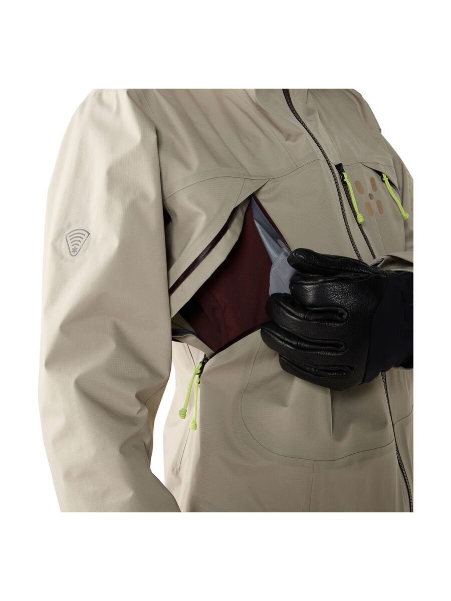 Haglöfs Nallo Touring GTX Jacket Women, chalk beige - Bild 6