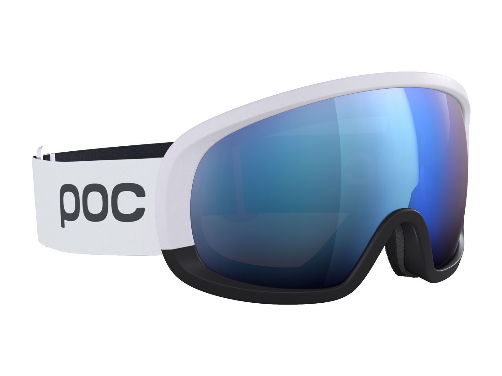 POC Fovea Mid Race Clarity Hi. Int. Partly Sunny Blue, hydrog. white/urani. black - Bild 3