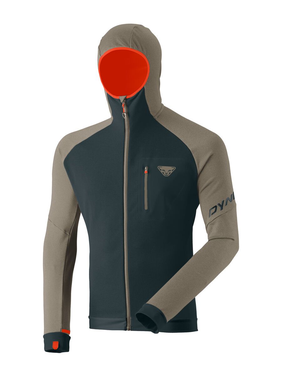 Dynafit Radical Polartec Kapuzenjacke Herren, rock khaki - Bild 1