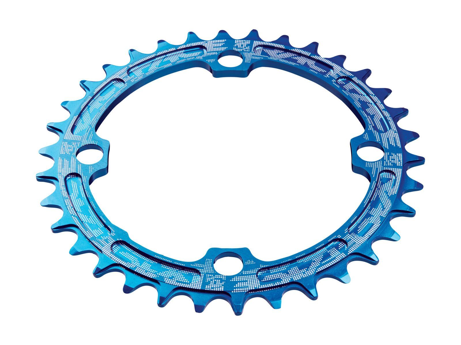 Race Face Single Ring Narrow Wide - LK 104, blue - Bild 1