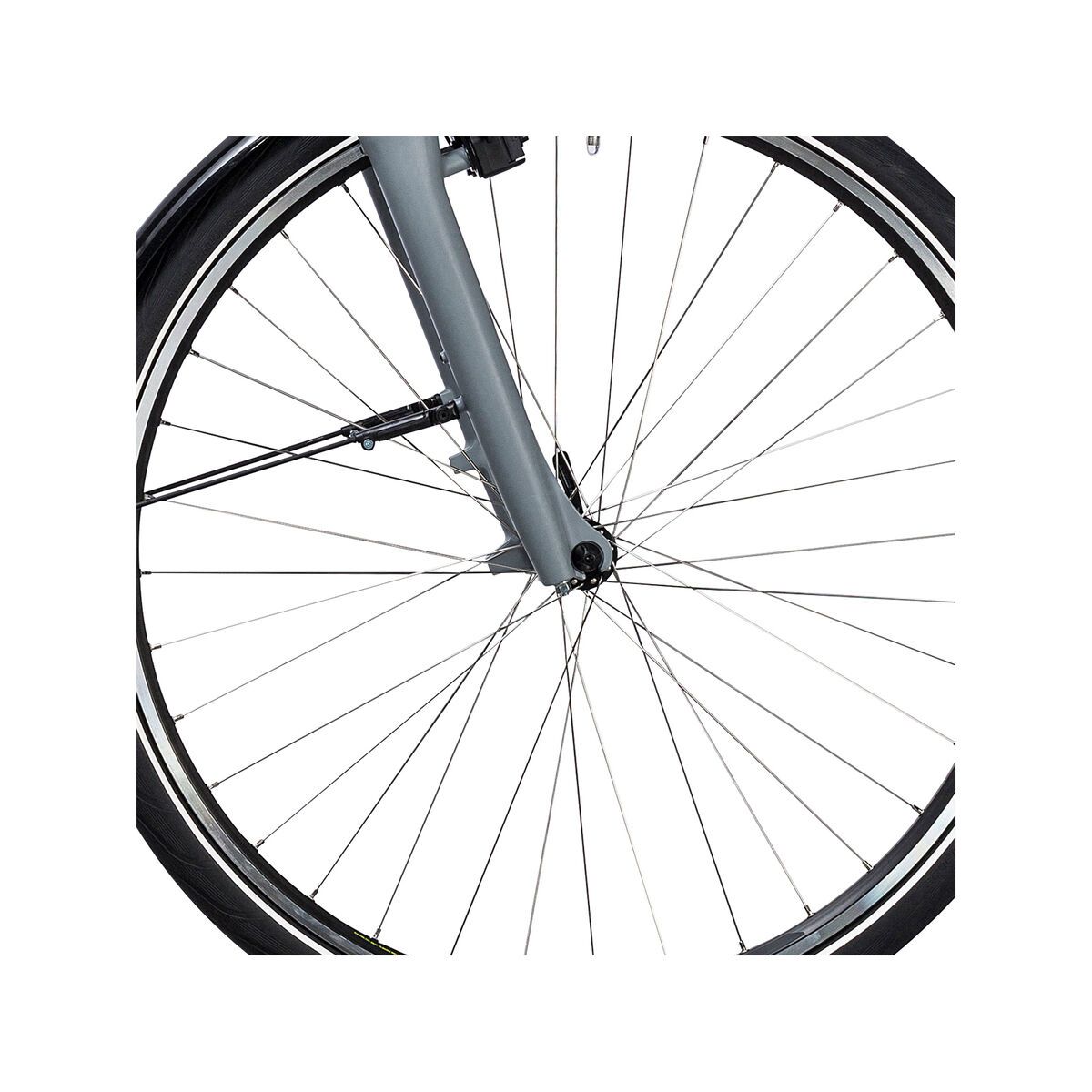 Cube Delhi Hybrid 400 Trapeze, grey´n´lime - Bild 2