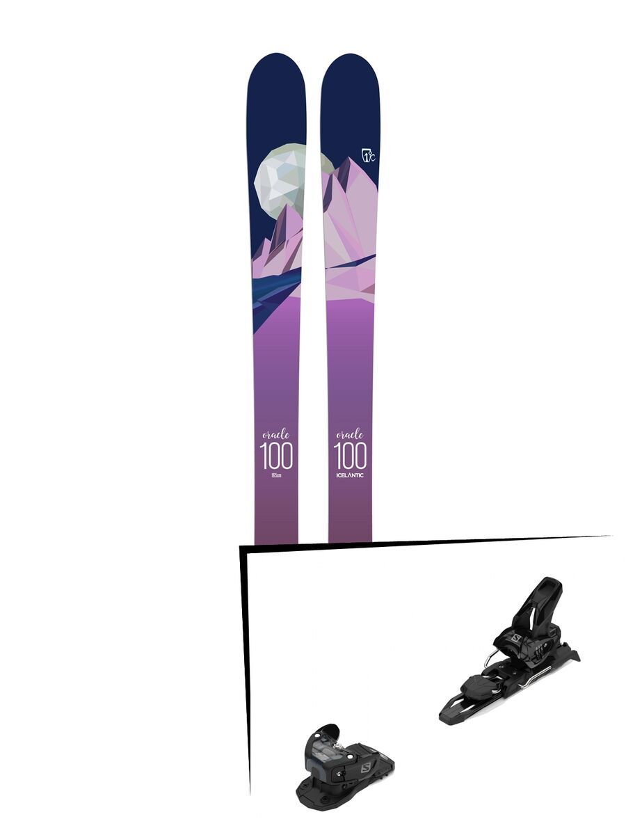 Set: Icelantic Oracle 100 2018 + Salomon Warden MNC 11 black - Bild 1