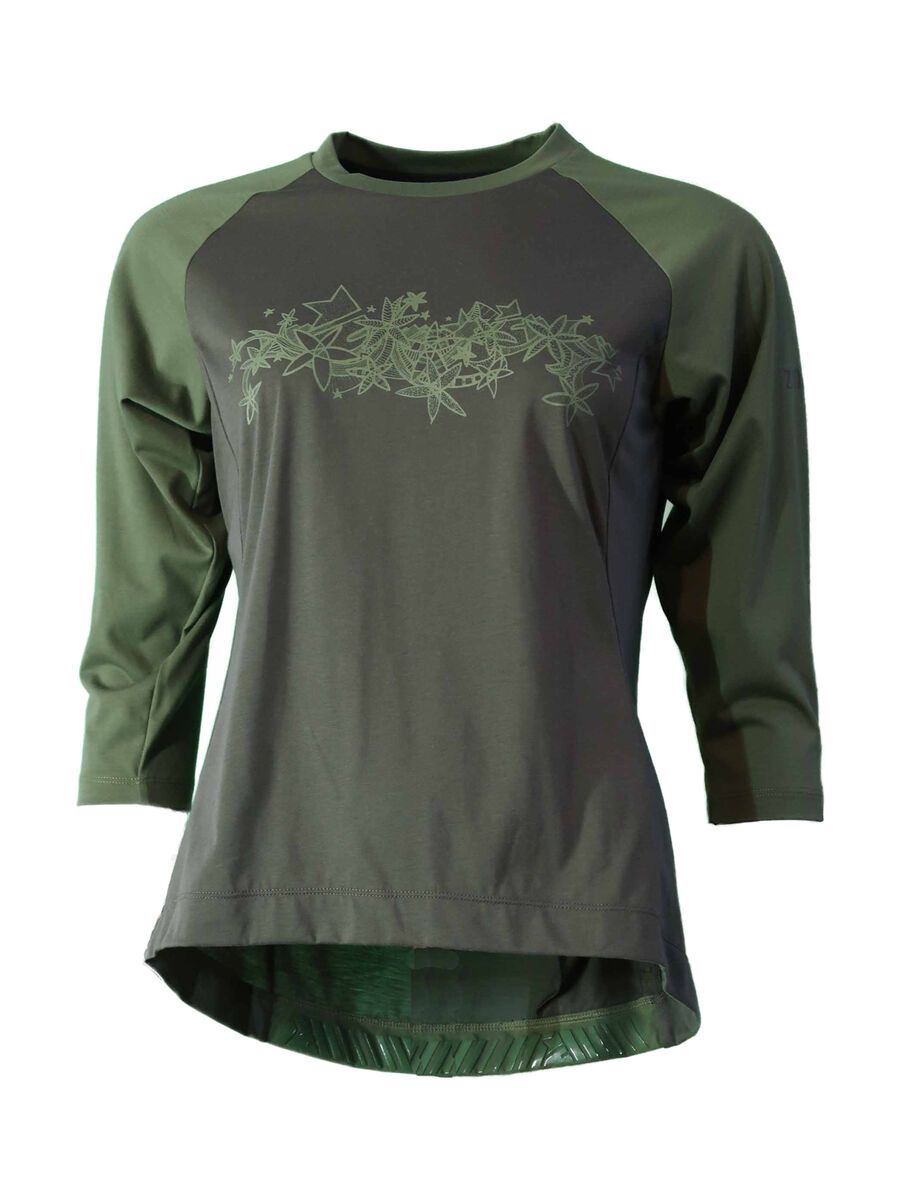 Zimtstern PureFlowz Shirt 3/4 Women’s forest night/bronze green M W10025-6025-03