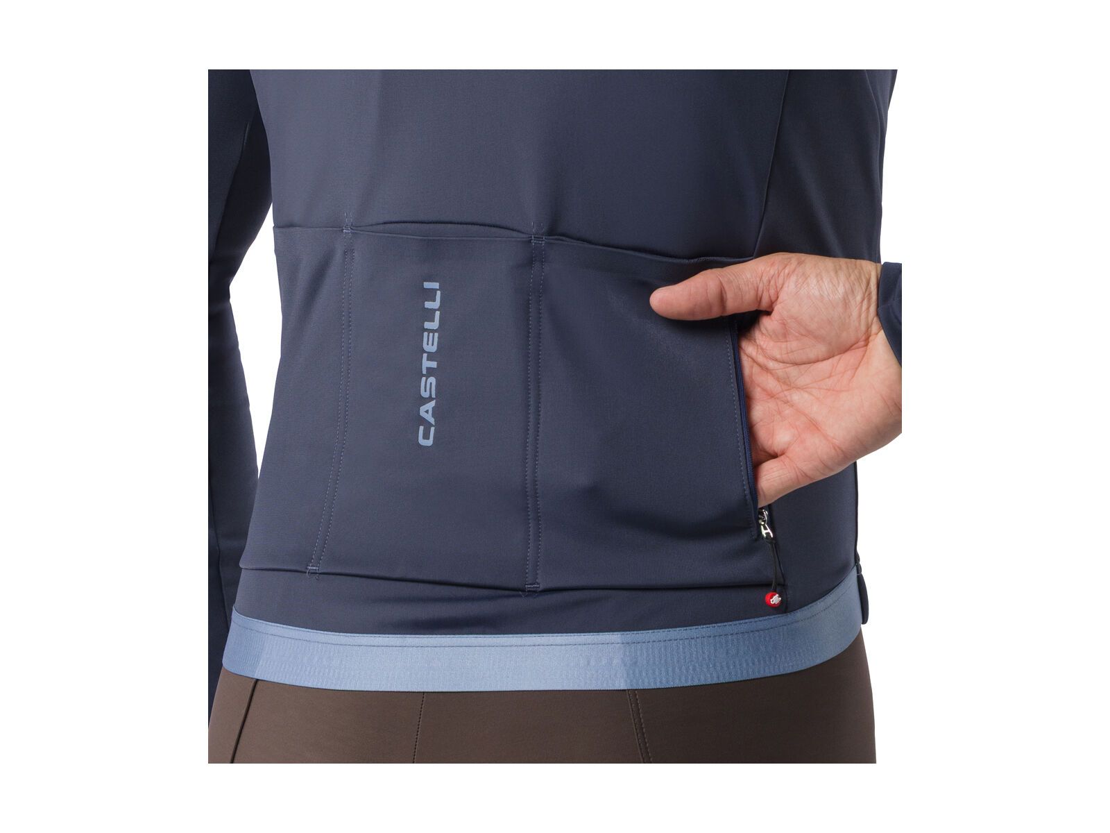 Castelli Espresso Thermal 2 Jersey, twilight blue - Bild 5