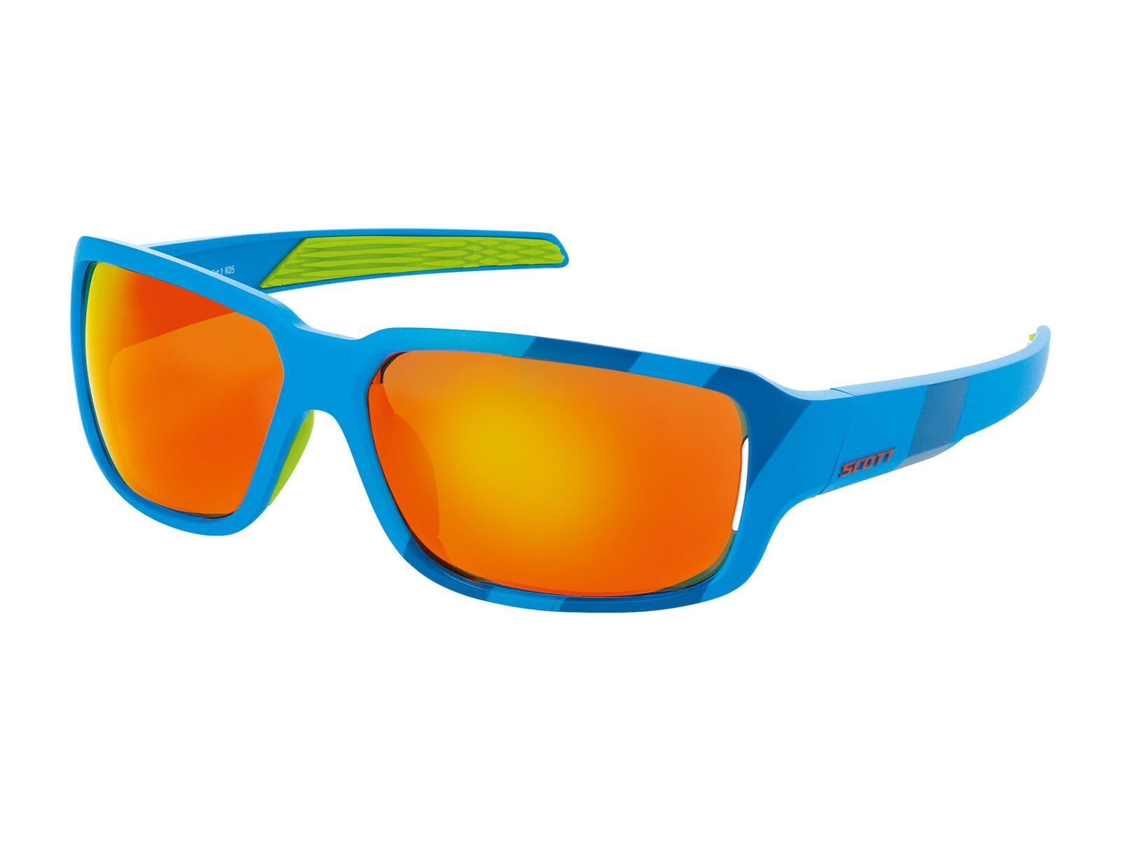 Scott Obsess ACS, blue matt/green red chrome - Bild 1