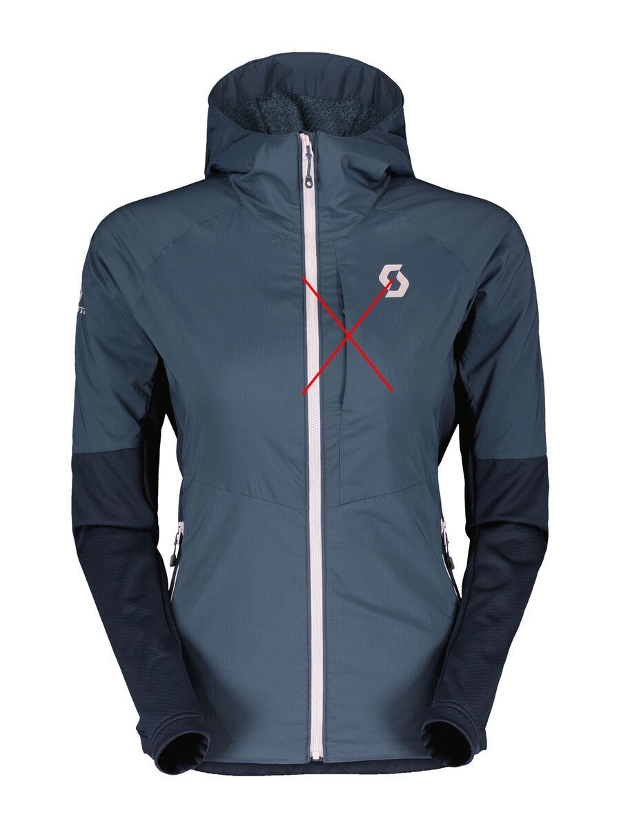 Scott Explorair Alpha Women's Hoody, metal blue/dark blue - Bild 2