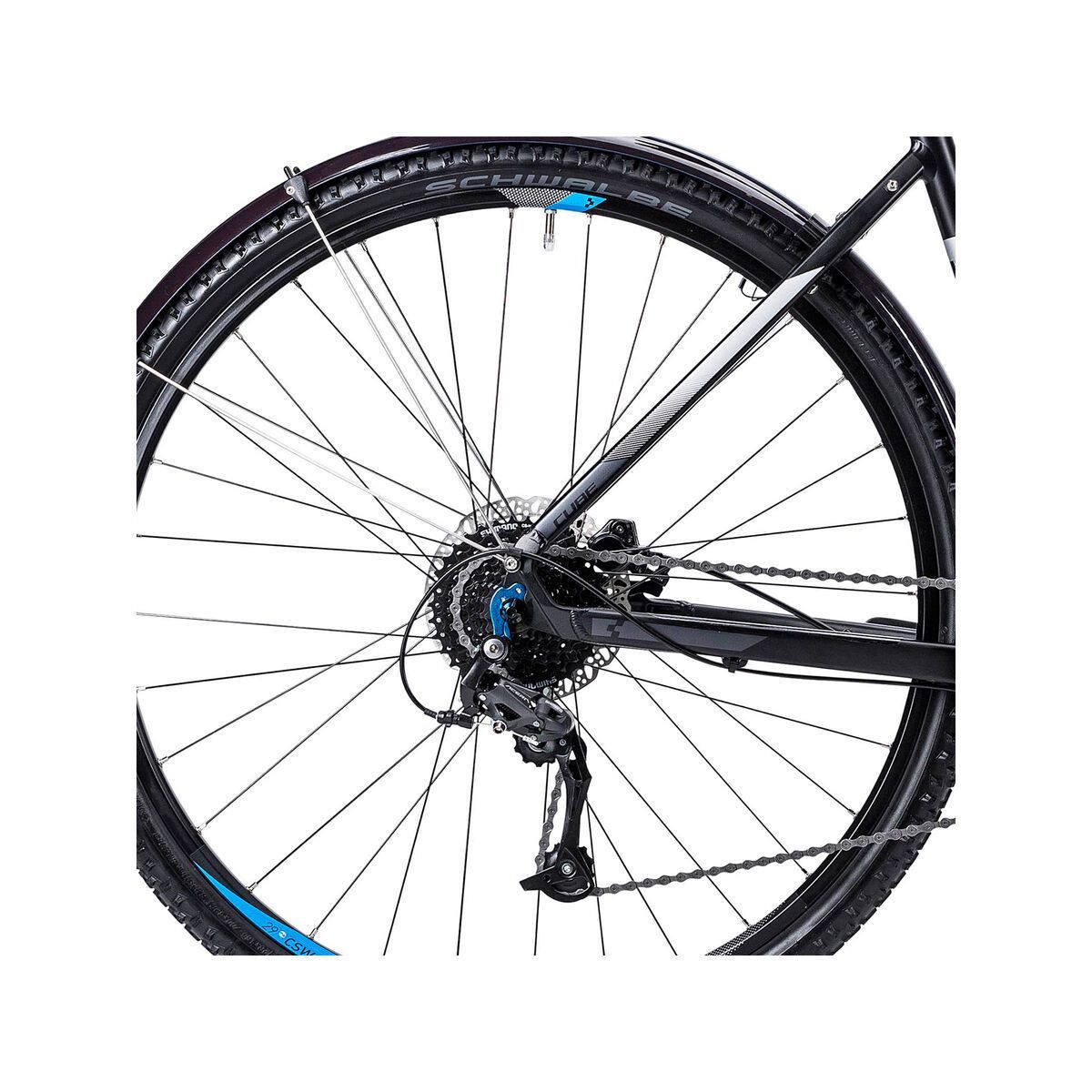 Cube Curve Allroad Trapeze, black silver blue - Bild 4