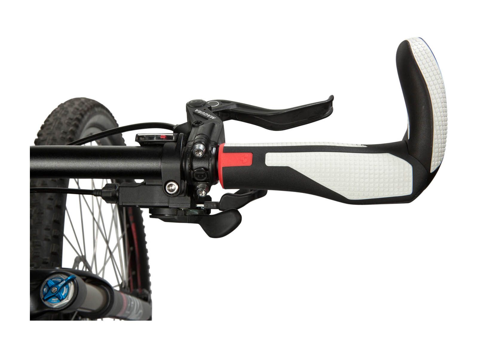 Cube Natural Fit Tour Griffe Bar End, schwarz/weiß/rot - Bild 5