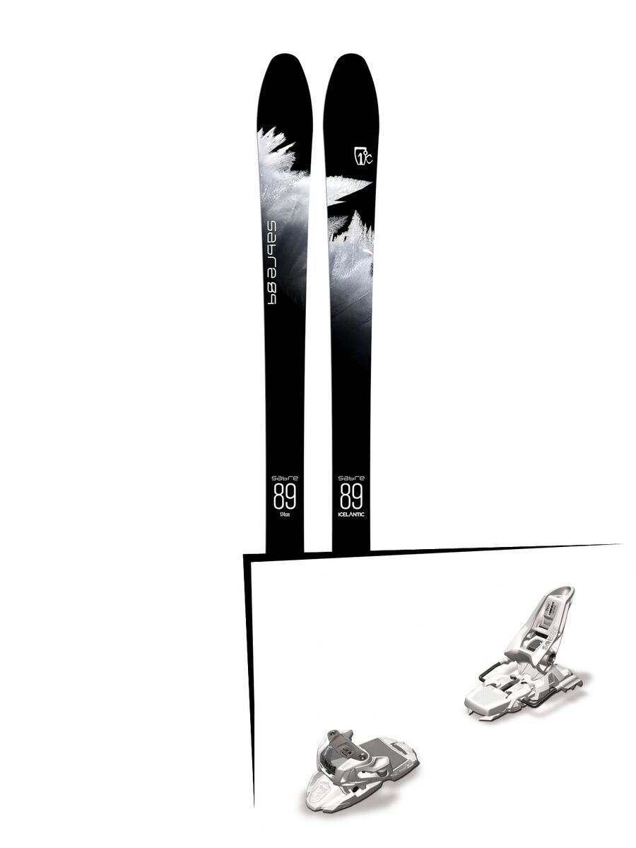 Set: Icelantic Sabre 89 2018 + Marker Squire 11 white - Bild 1