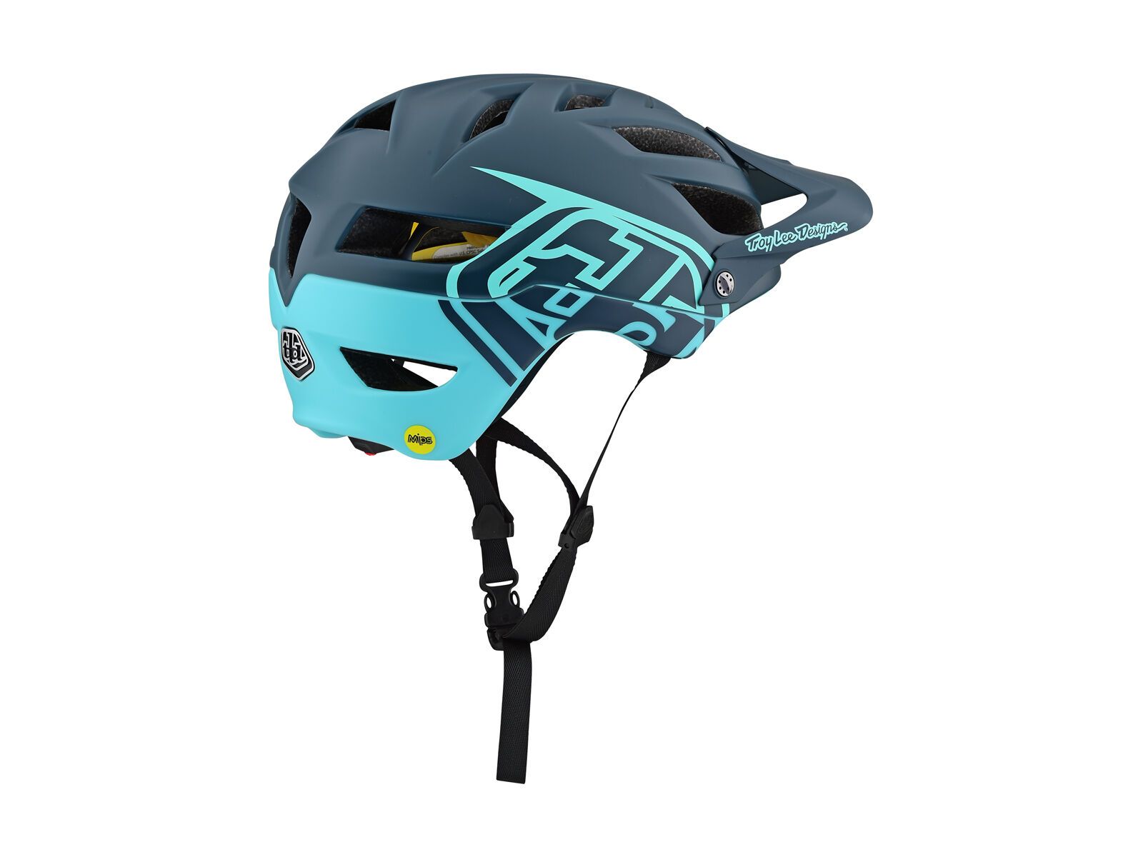 TroyLee Designs A1 Classic Helmet MIPS, dark gray/aqua - Bild 2