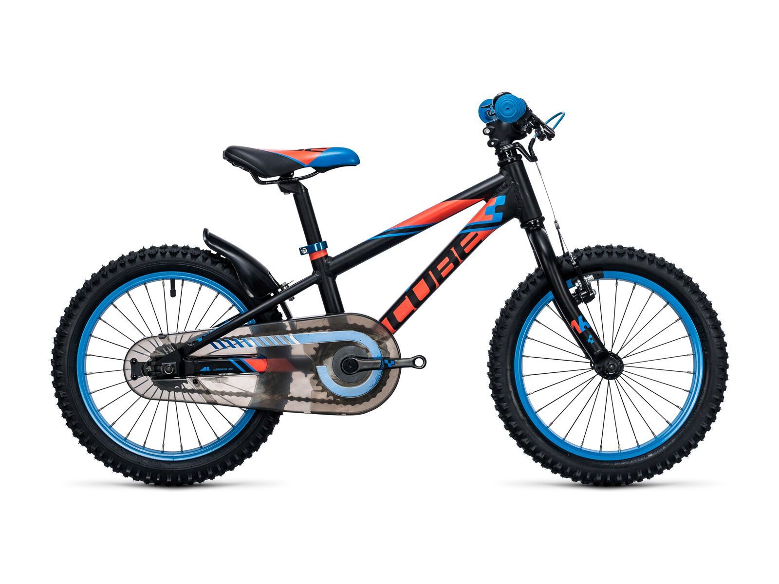 Cube Kid 160, black´n´flashred´n´blue - Bild 1