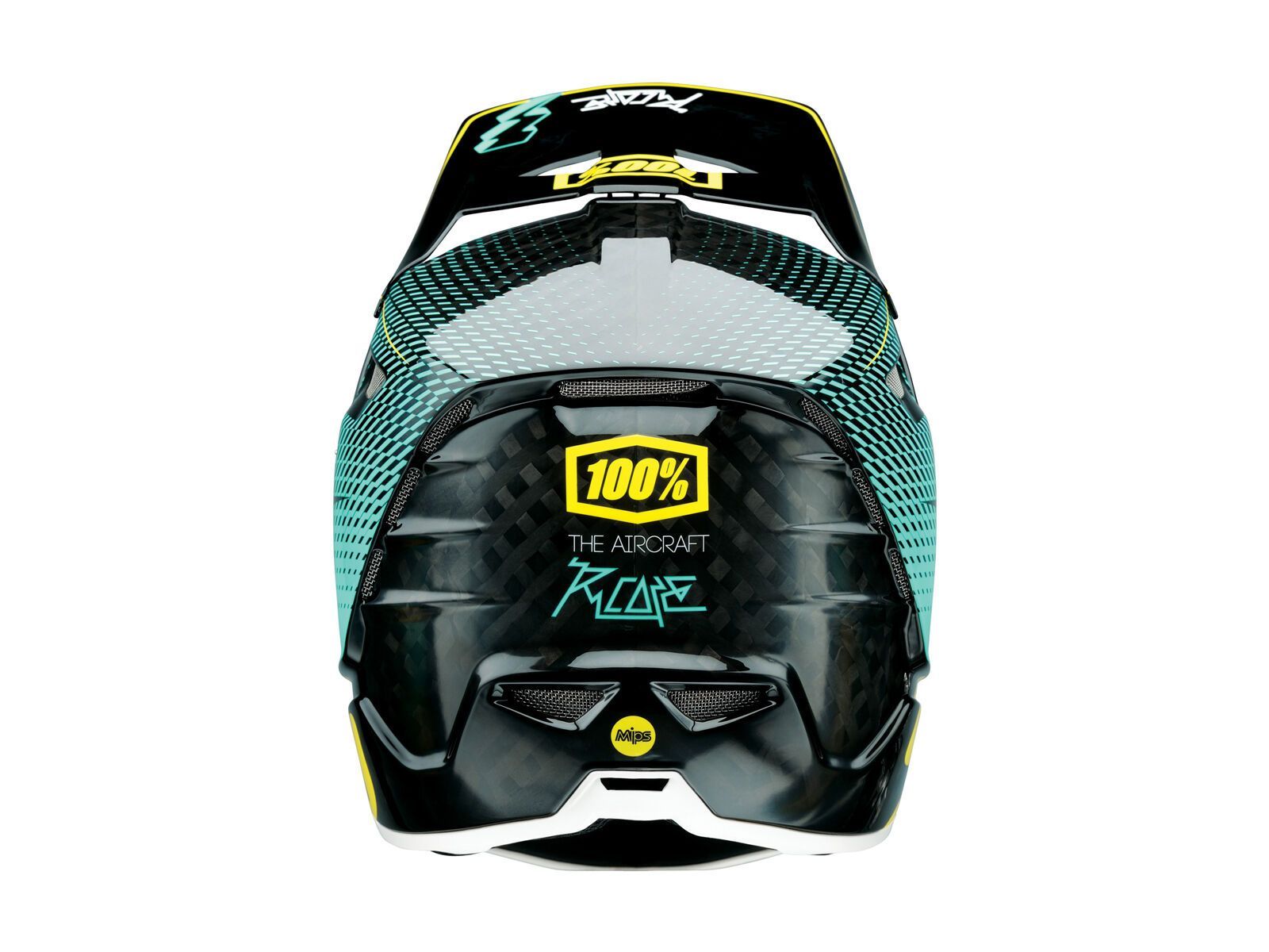 100% Aircraft DH Helmet, R-Core teal - Bild 2