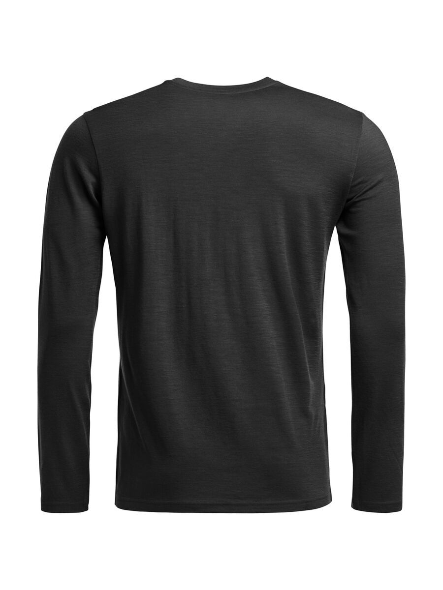 Ortovox 185 Rock'n'wool Long Sleeve M, black raven - Bild 2