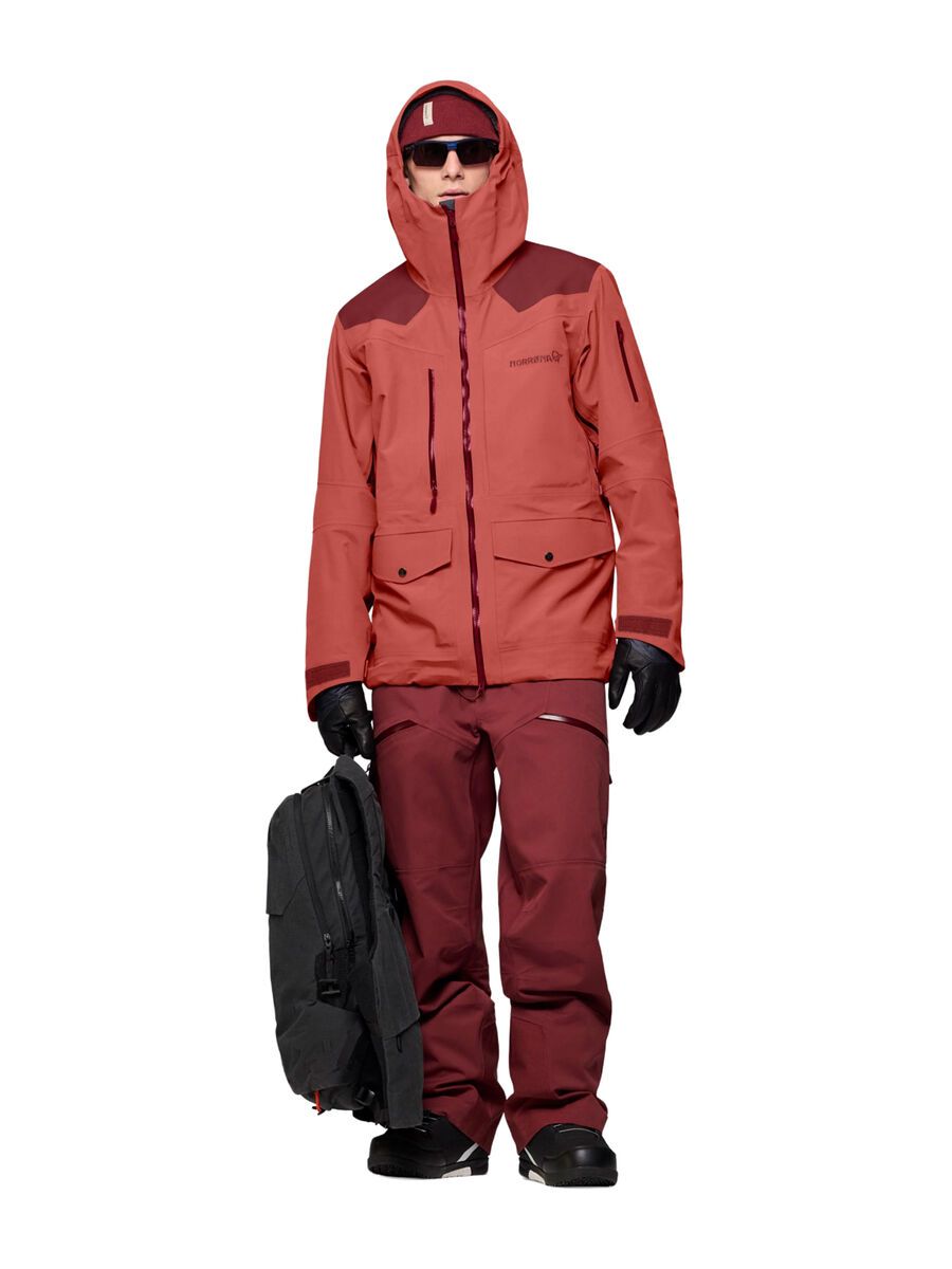 Norrona tamok dri3 Jacket M's, cowhide/port - Bild 8