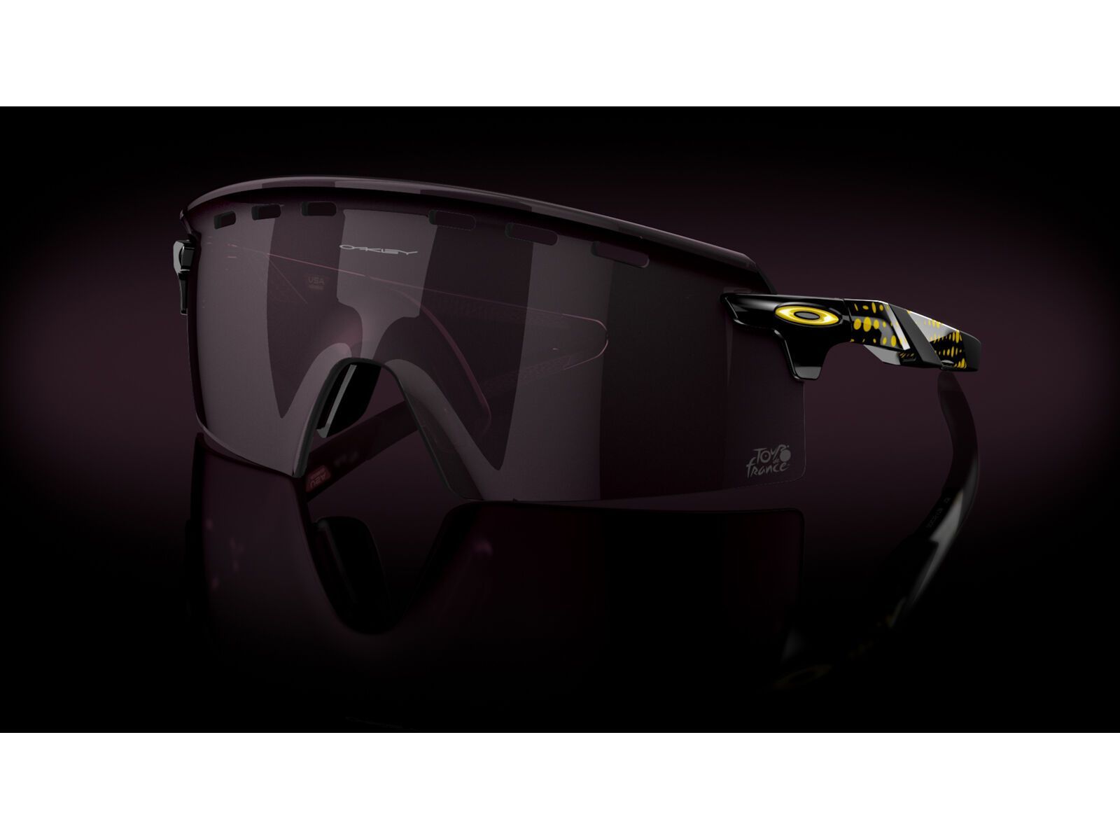 Oakley Encoder Strike 2024 Tour De France, Prizm Road Black / black ink - Bild 9