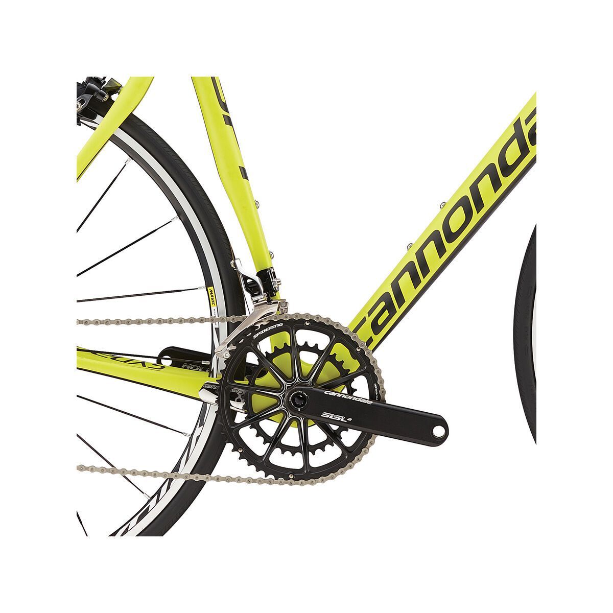 Cannondale Synapse Hi-Mod Dura Ace, neon spring w/ exposed carbon and nearly black - Bild 3