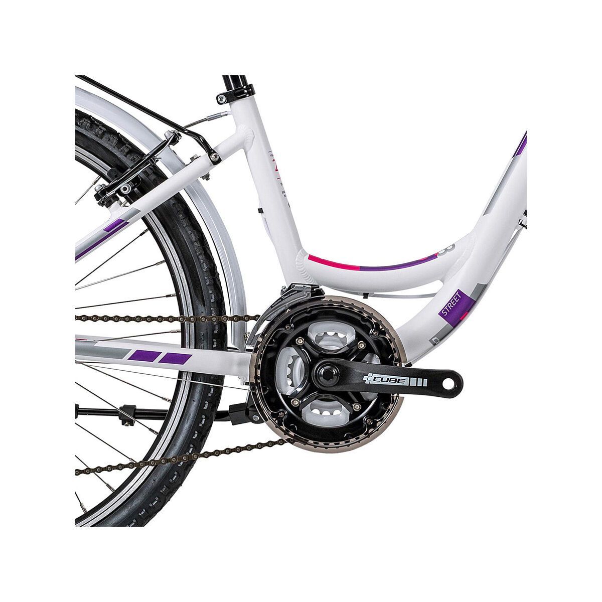 Cube Kid 240 Street Girl, white´n´purple - Bild 3