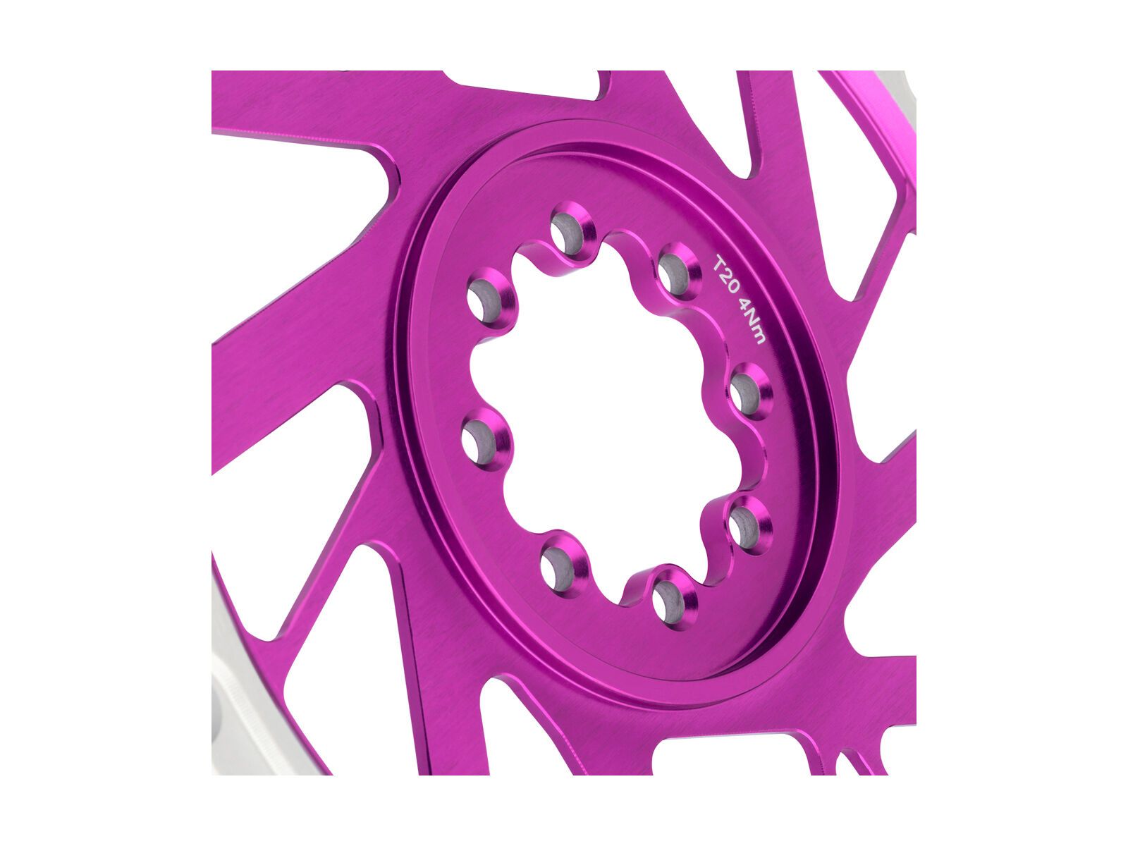 Burgtec 3 mm Offset Thick Thin Chainring SRAM 8-Bolt, purple rain - Bild 11