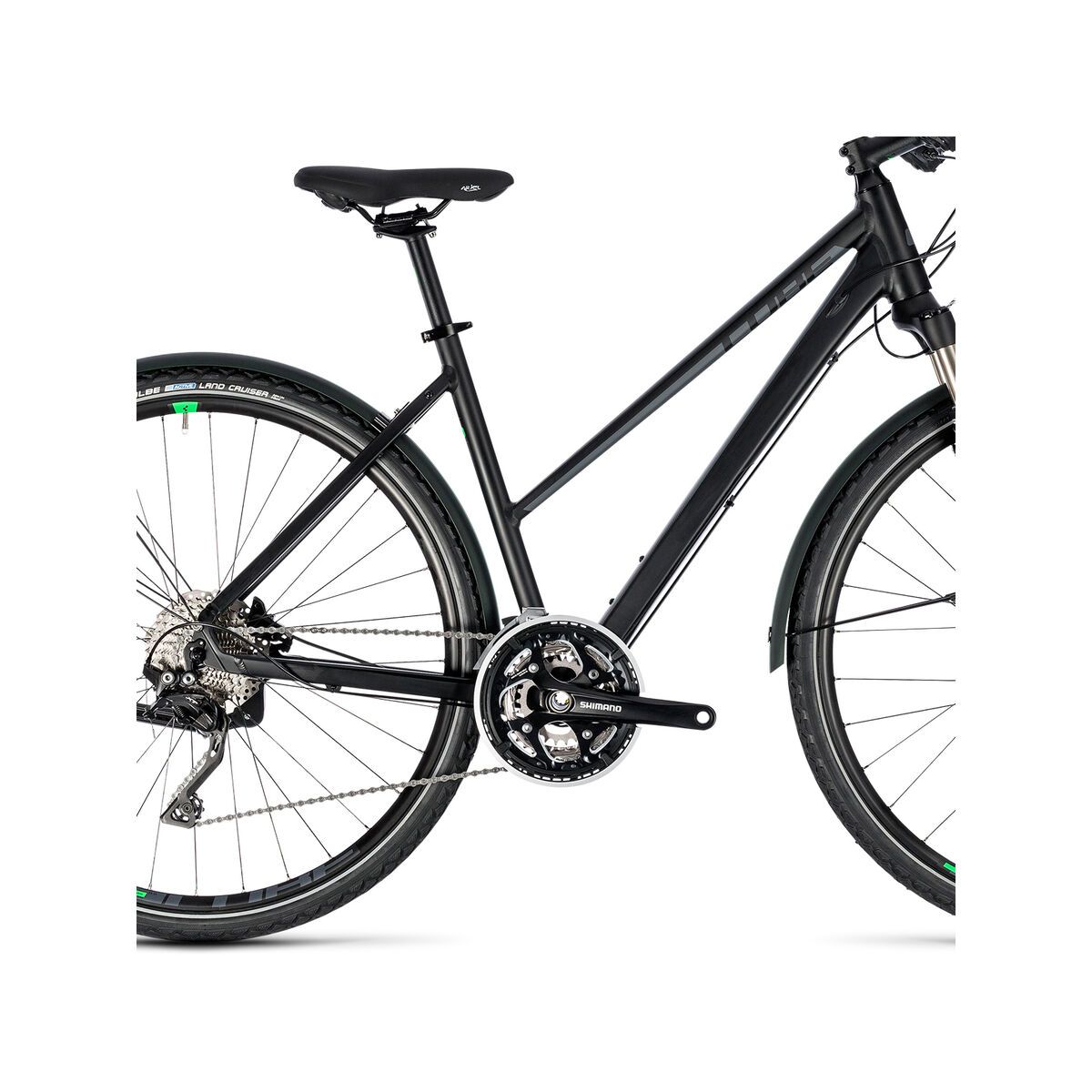 Cube Cross Allroad Trapeze, black´n´green - Bild 4