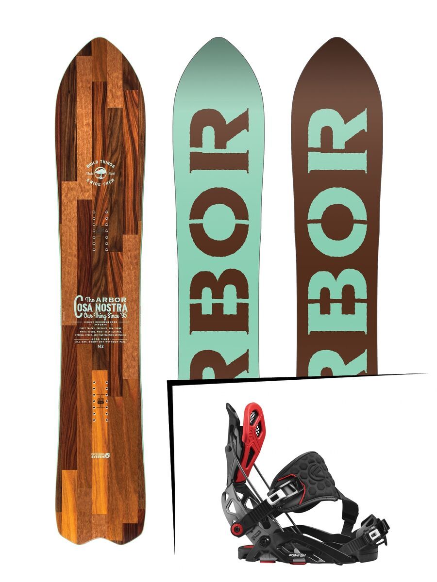 Set: Arbor Cosa Nostra 2017 + Flow Fuse-GT Hybrid (1718348S) - Bild 1