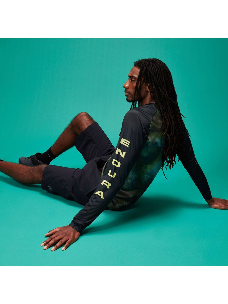 Endura Pixel Cloud T-Shirt LTD (Langarm), schwarz - Bild 15