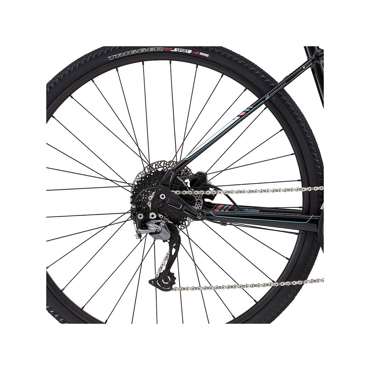 Specialized Ariel Sport Disc, metallic black/silver/pearl coral/turquoise - Bild 4