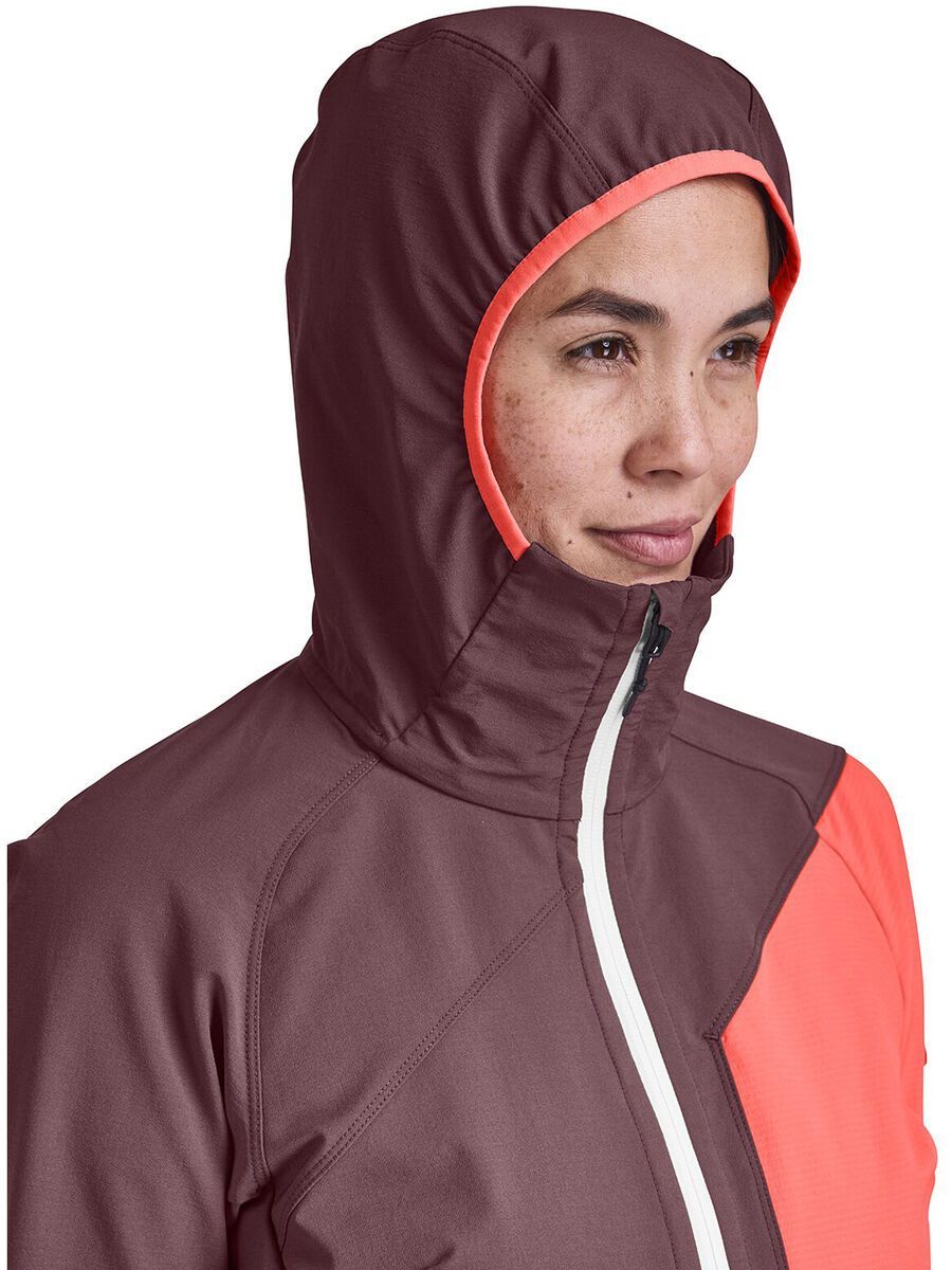 Ortovox Merino Airsolation Berrino Hooded Jacket W, ice waterfall - Bild 3