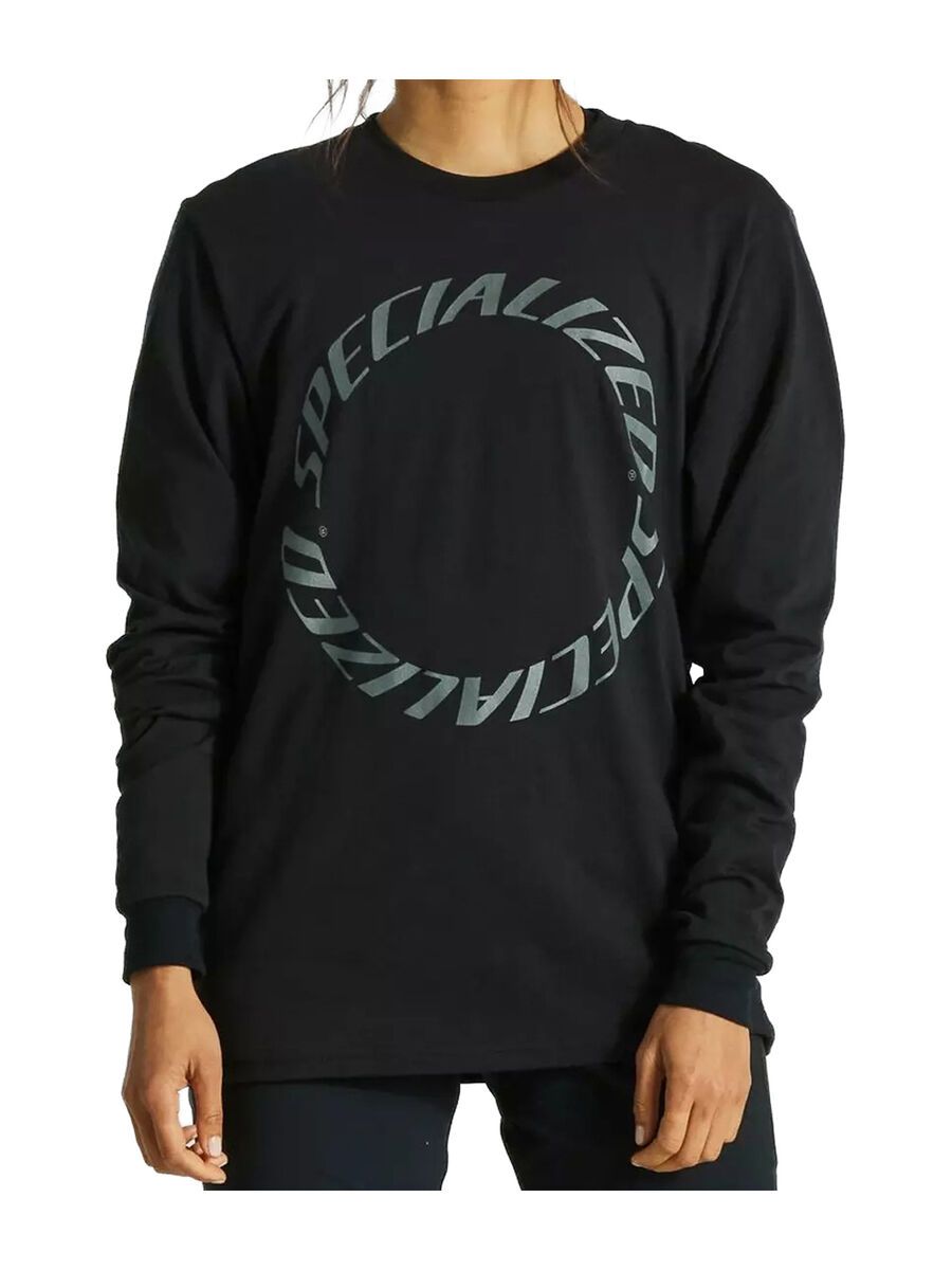 Specialized Twisted Long Sleeve Tee unisex langarm, black - Bild 1