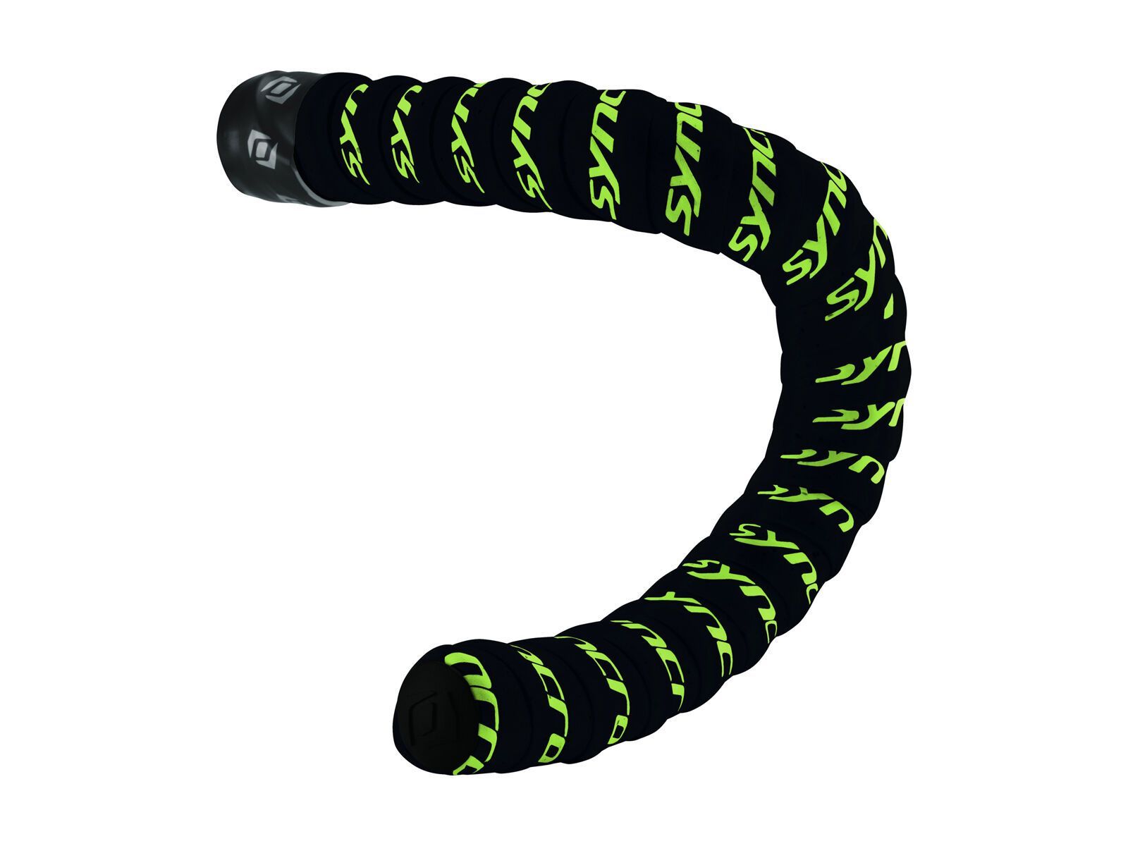 Syncros Premium Cork Gel Bartape, black/neon green - Bild 1