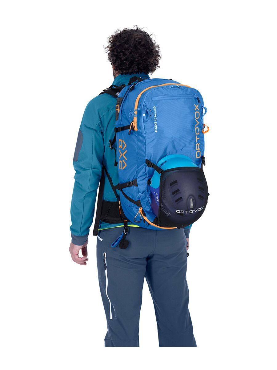 Ortovox Ascent 40 mit Avabag Kit, ohne Kartusche, safety blue | Bild 7