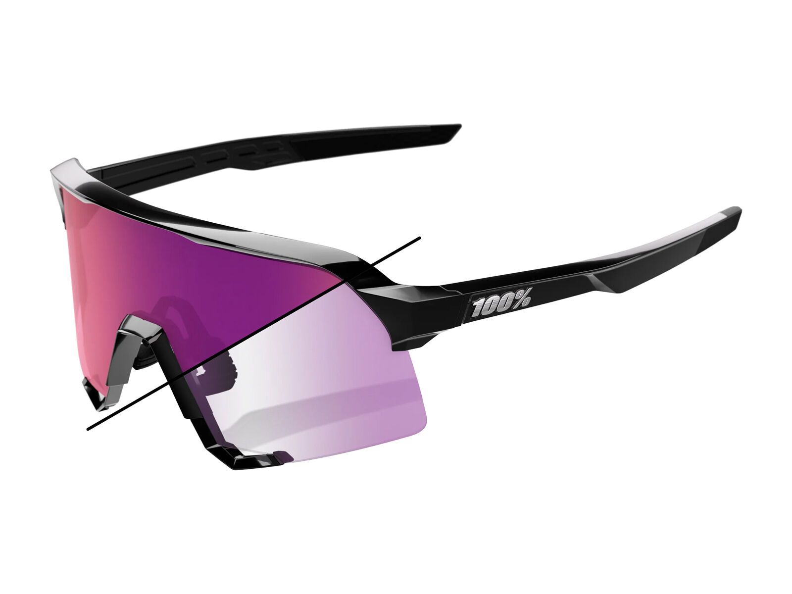 100% S3 Kilian Bron LE, Rose Gold Mirror Photochromic Lens - Bild 1