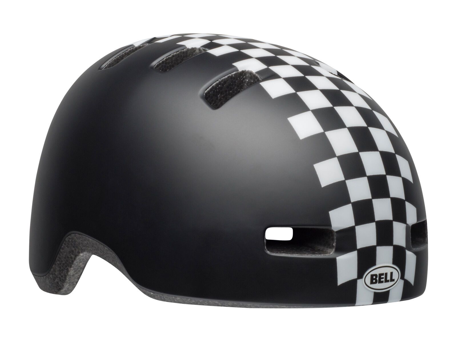 Bell Lil Ripper, matte black/white checkers - Bild 2