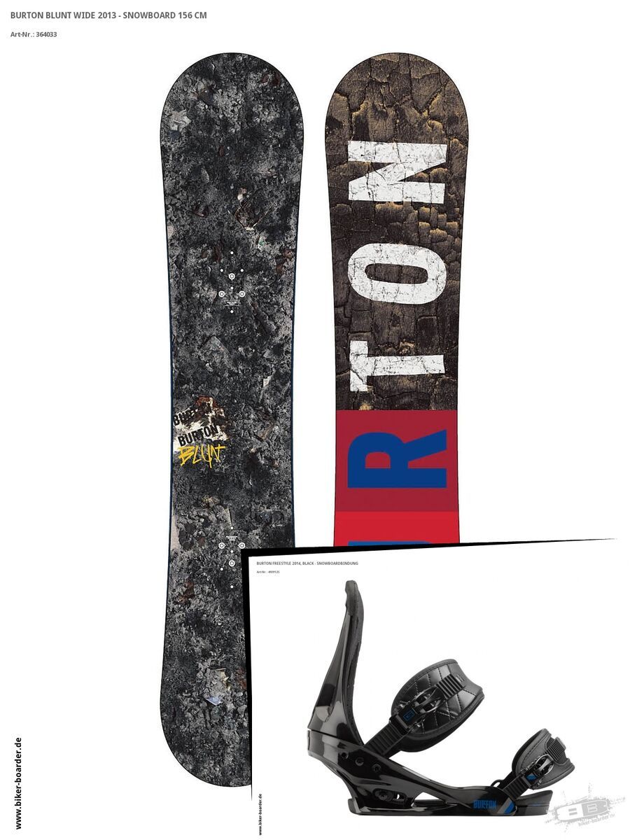 Set: Burton Blunt Wide  +  Freestyle (493912S) - Bild 1
