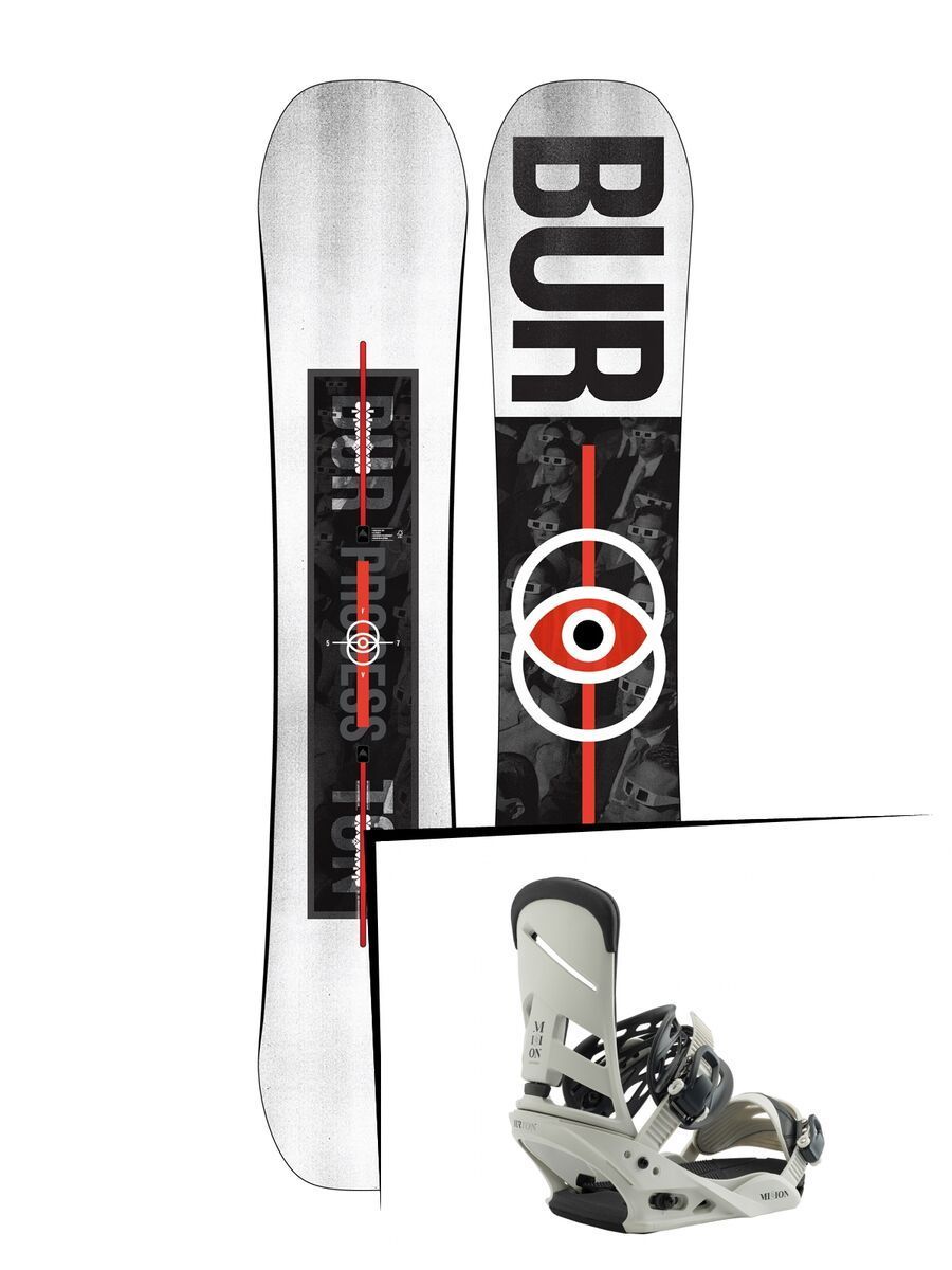 Set: Burton Process Flying V 2019 + Burton Mission bone - Bild 1